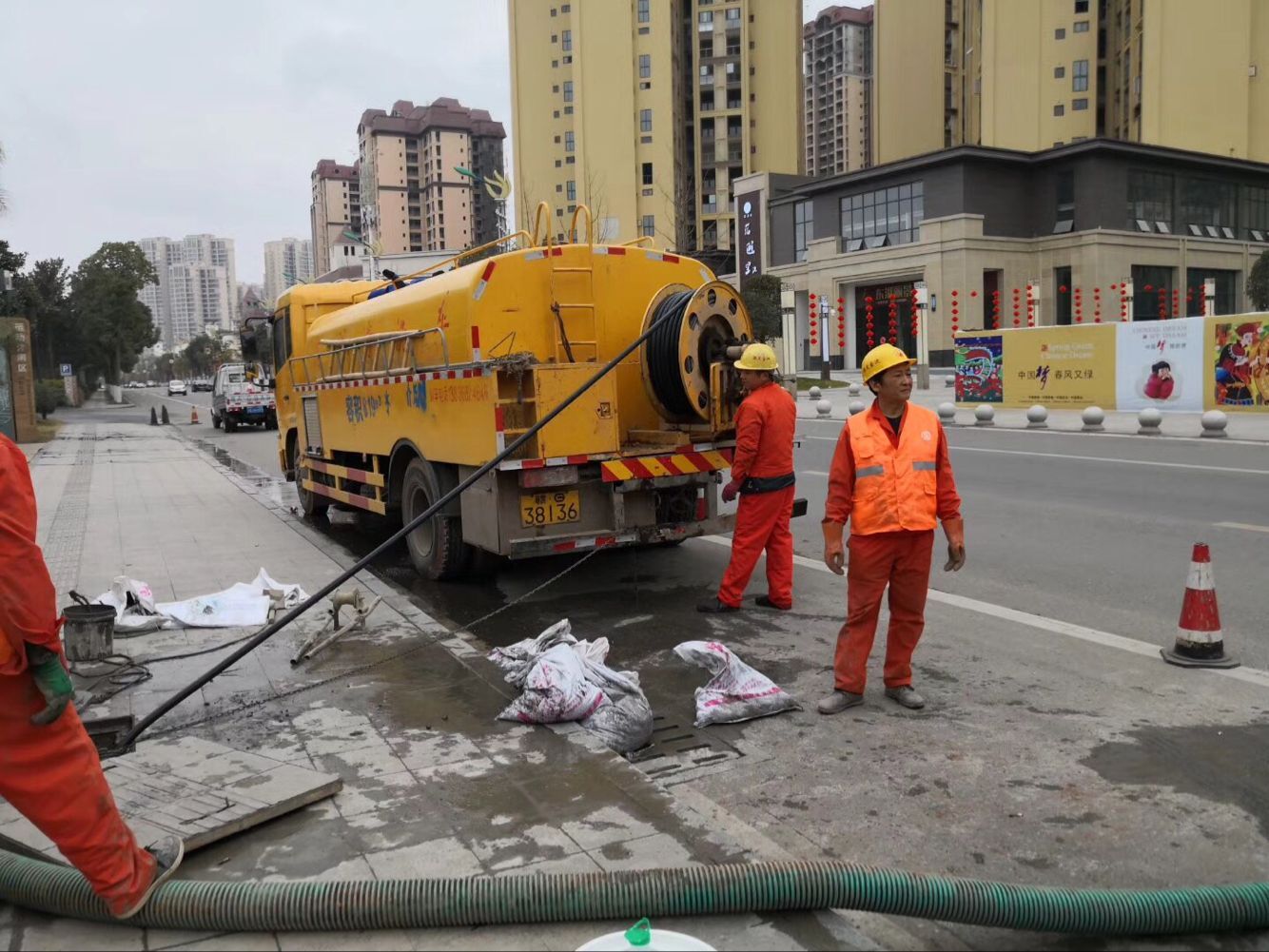 通道排污管道清淤-管道清洗