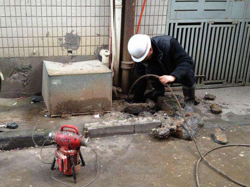 通道疏通下水道-洗菜池疏通